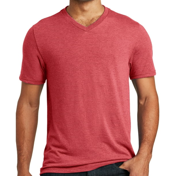 red v neck shirt walmart