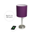 thumbnail image 2 of LimeLights Stick Lamp with USB charging port and Fabric Shade 2 Pack Set, 2 of 8