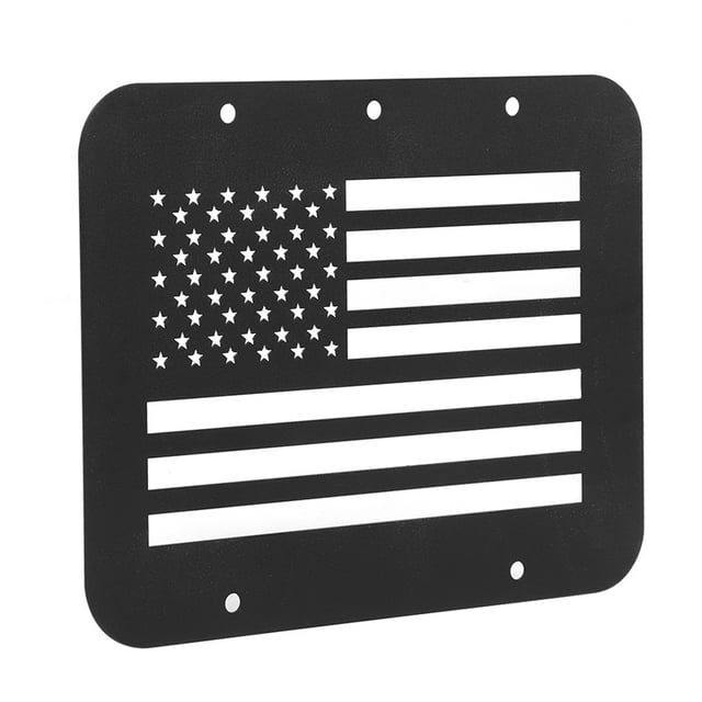 Car Accessory Air Outlet Cover Tailgate Air Vent Cover Air Vent Cover For Tailgate Air Vent Outlet Cover Plate National Flag Style Fits For TJ 1997-2006