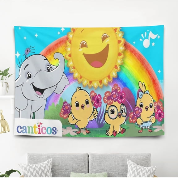 Tapestry for Canticos Bedroom Dorm wall hanging Funny Poster Backgrounds Banner Party Wall Art Decorations Kids Girls Teens Gifts Cute 40×60 inch