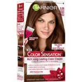 thumbnail image 2 of Garnier Color Sensation Hair Color Cream, 5.35 Medium Golden Mahogany, 2 of 2