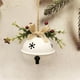 thumbnail image 5 of Naiovety 2 piezas de adorno de campana de Navidad, campanas artesanales multiusos, pajarita de lino, bayas rojas, colgador de árbol de Navidad Kits de decoración para fiestas, 5 of 6