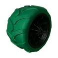 thumbnail image 1 of S SERENABLE Roue de Remplacement Chariot Portable Roue PU pour Jardin Extérieur Pliable Camping Noir Vert, 1 of 9