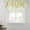 Yellow, variant on Pink Striped Tie Up Valance Curtains for Windows, Kitchen Curtains Window Treatments, Modern Simple Farmhouse Beige Vintage Short Window Shades Valances for Bedroom Bathroom Cafe 42"x18"