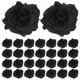thumbnail image 1 of 50 rosas de seda para decorar sombreros, ropa y álbumes (negras), 1 of 7