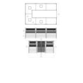 thumbnail image 3 of Vita Classic 12' L x 8' W x 4' H Vinyl Keyhole Composting Garden with Enclosure, White, VT17125, 3 of 10