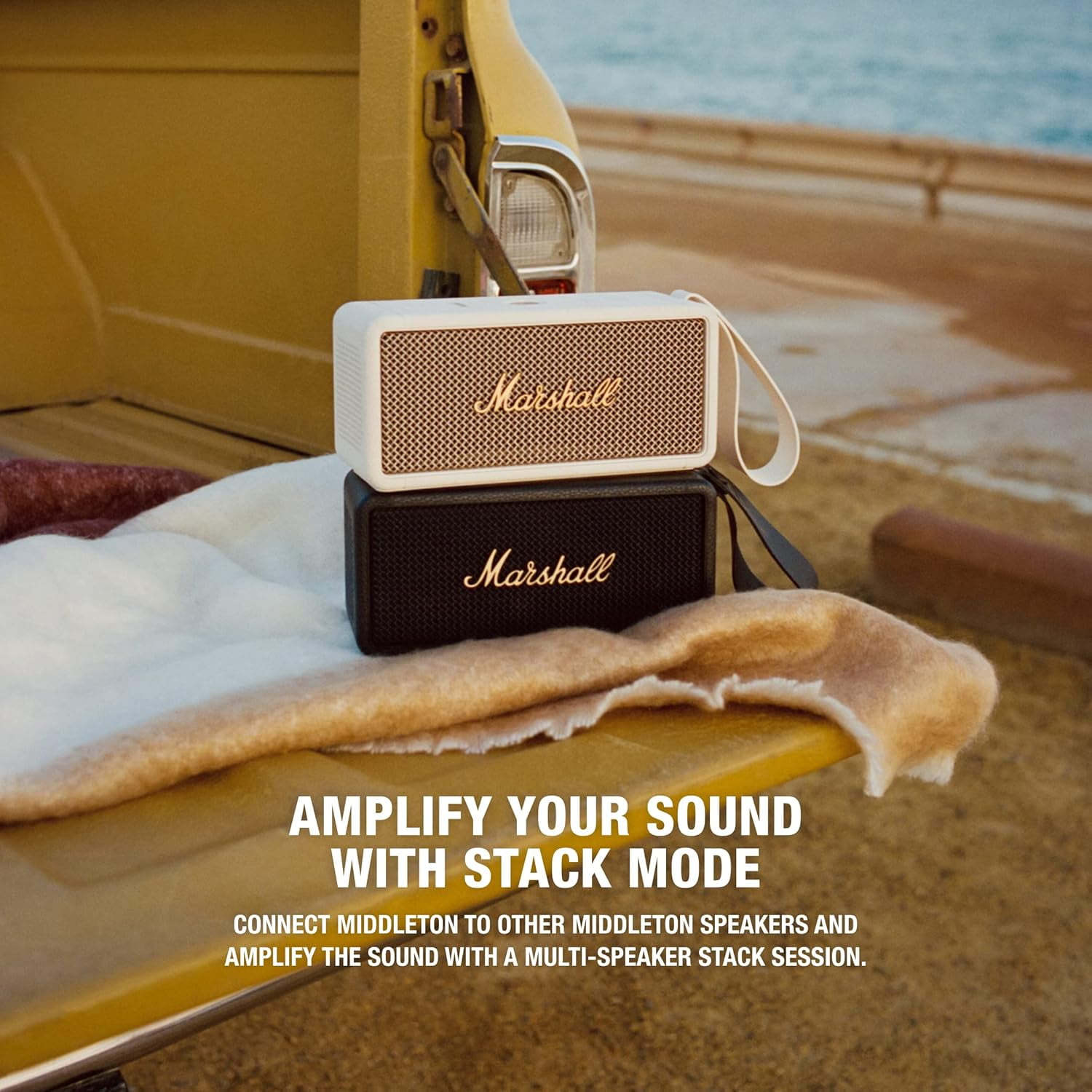 美品　Marshall Middleton Amazon.com: Marshall Middleton Portable Bluetooth Speaker