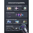 thumbnail image 6 of UGREEN 63W Car Charger Adapter, Dual Port Fast Charger with 45W USB C for Laptop, Black, 6 of 7