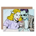 thumbnail image 1 of Delberghe Graffiti Zombie Coney Island USA Greetings Card Plus Envelope Blank inside, 1 of 3