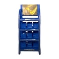 thumbnail image 2 of FashionCha Miniature Oil Rack 1/64 Scale Car Oil Display Rack Ornament Resin Auto Shelf Model Realistic Workshop Accessory Suitable for Collectors Repair Shop Display blue, 2 of 8