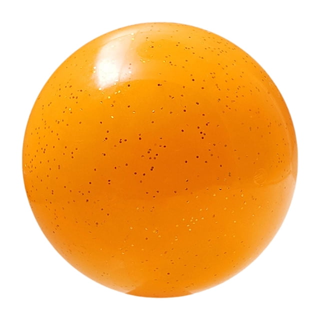 Pelota de golf de resina portátil de 60 mm para práctica diaria. Naranja