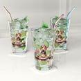 thumbnail image 3 of Happy Mother's Day Airedale Terrier with Sweets and Flowers at a Picnic 16oz Pint Beer Glass Mug Dale Waterside Dog Lover Beer Glasses Cup - 13005, 3 of 5