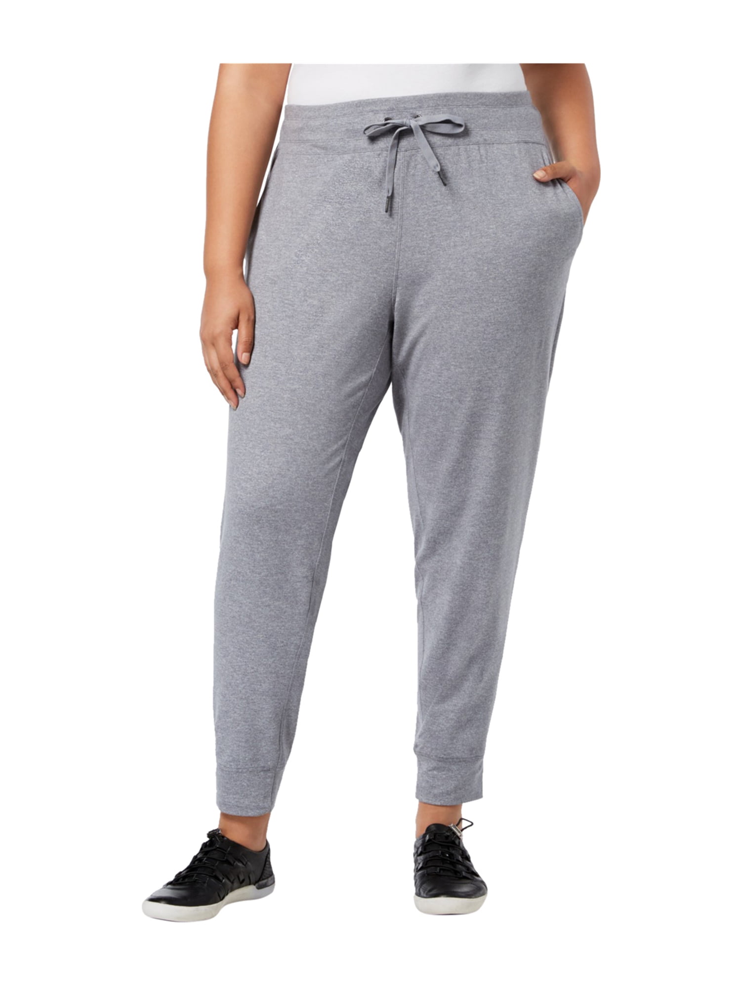 Calvin Klein Womens High Waist Athletic Jogger Pants grey 1X/28 - Plus ...