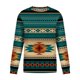thumbnail image 4 of Pntutb Mujeres Otoño e Invierno Casual Folk-Personalizado Impreso Cuello Redondo Manga Larga Jersey Blusa Sudadera tops Pntutb Pntutb-990, 4 of 5