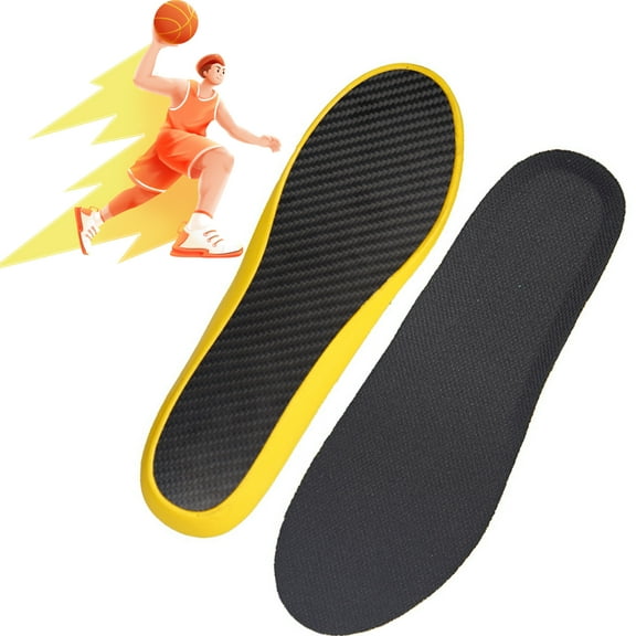 Full Shoe Sole Carbon Plate High Quality Sports Insoles Plantar High Elastic Pad Carbon Fiber Fasciitis Man Running Accessories