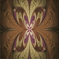 thumbnail image 1 of Ahgly Company Machine Washable Indoor Square Transitional Light Brown Area Rugs, 4' Square, 1 of 7