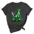 thumbnail image 6 of HaoXianJian Patricks Day Shirts for Women Crew-Neck 2025 Causal Short Sleeve Irish Love Heart Print Shamrock Graphic T-shirt Green Saint Patty's Tunic Tops Plus Size 4X 174X Valentine's Day, 6 of 7