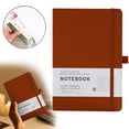 thumbnail image 2 of Lined Journal Notebook,Mini Memo Notepad,A5 Pocket Notebook with Elastic Strap,Hardcover Leather College Ruled Journal for Writing,Journaling,Daily,Work,Office,Home, Business,5.7x8.26 inch(Red), 2 of 9