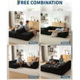 thumbnail image 5 of Sink-in Cloud Comfort 108" Modular Sectional Sofa with Chaise - Boneless Design, No Assembly Required, Upholstered l-Shaped Couch for Living Room & Bedroom, 5 of 7