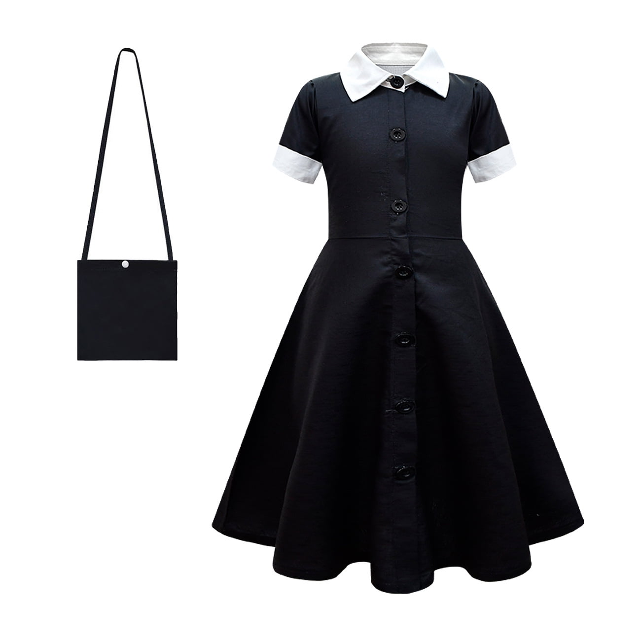 Wednesday Costume For Kids Girls Addams Family Costumes Halloween wednesday-costume-for-kids-girls-addams-family-costumes-halloween