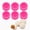 6PCS, variant on Silicone Dumpling Baozi Maker Mold 6 Pack, Reusable Manual Dough Shaper for Steamed Bun Chocolate Mini Cake