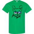 thumbnail image 3 of Inktastic French Bulldog Portrait with Sunglasses T-Shirt, 3 of 5