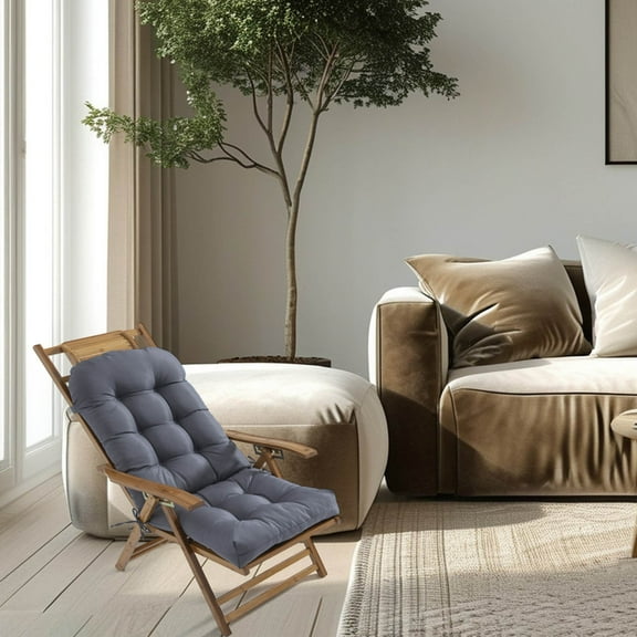 Nsxcdh Thick Recliner Chair Cushion Nap Folding Chair Seat Pad Extra Soft Comfortable Padding for Home Office Lounge Chair