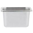 thumbnail image 1 of Bassin en Acier Inoxydable Bol Alimentaire Bassin de Buffet Isolation pour Maison Cantine Repas Hôtels Cuisines, 1 of 5