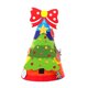 thumbnail image 5 of Adorno Navideño XWSHYW Gorro Navideño Grueso a Cuadros En Copos de Nieve 4 Unidades, 5 of 6