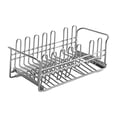 thumbnail image 3 of Soporte de drenaje para fregadero de acero inoxidable, cesta de drenaje de placa, organizador de cocina, estante para platos de jabón para encimera, Macarena tendedero de encimera, 3 of 8