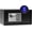 Black, variant on Safe Box with Sensor Light, Digital Safe Steel Construction with Lock,Wall or Cabinet Anchoring Design for Office Hotel Business 0.23 Cubic Blue