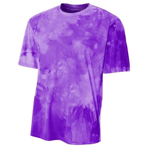 A4 Cloud Dye Tech Tee For Men in Purple N3295