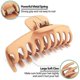 thumbnail image 3 of Big Hair Claw Clips, 4 Inch Nonslip Large Claw Clip For Women And Girls Thin Hair,strong Hold Hair Clips For T, 3 of 5