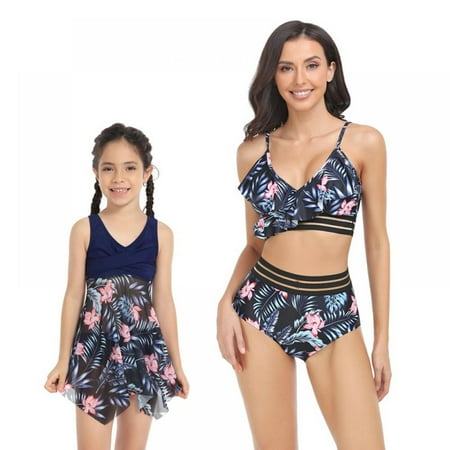 

ESHOO Toddler Girls Swimsuits Big Girls Bikinis Swimdress Bathing Suit Little Girl Two-Piece Swimsuit Swimwear Size 2-12 Years