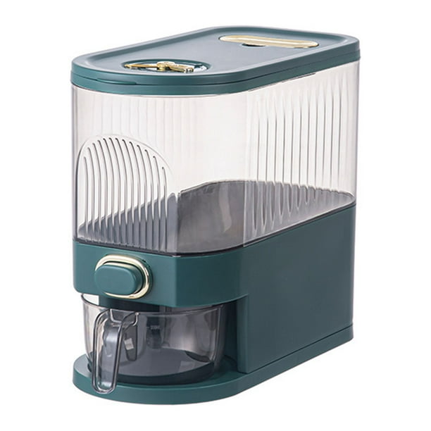 Recipiente para Granos DQrwqpou Frasco Transparente Verde S