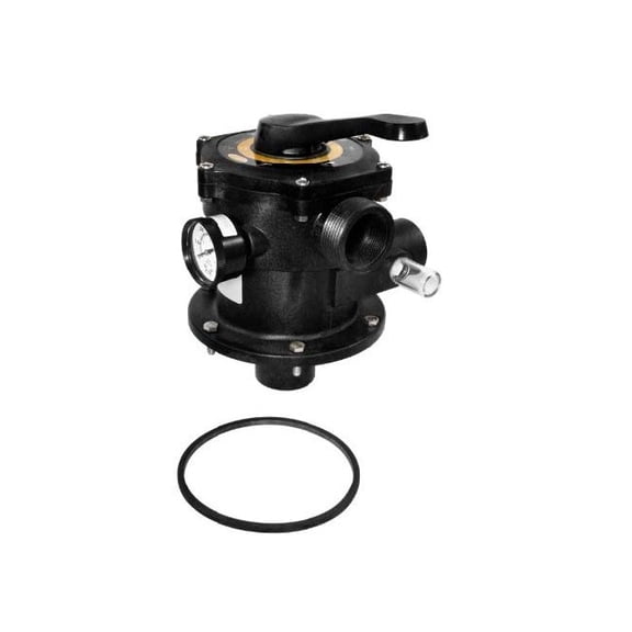 The Pool Supply Shop Black and Yellow Sand Filter DVK-7 Valve Kit