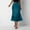 Blue, variant on Womens Skirt Plus Size High Waist Boho Cute Skirts for Women Beach Solid Color Loose Breathable Flowy Skirt Streetwear Winter for Christmas Dinner L