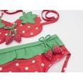 thumbnail image 2 of Bilo Girls Cute Strawberry Bikini Set with Hat Polyamide Elastam Red (3T) 3 Piece, 2 of 3