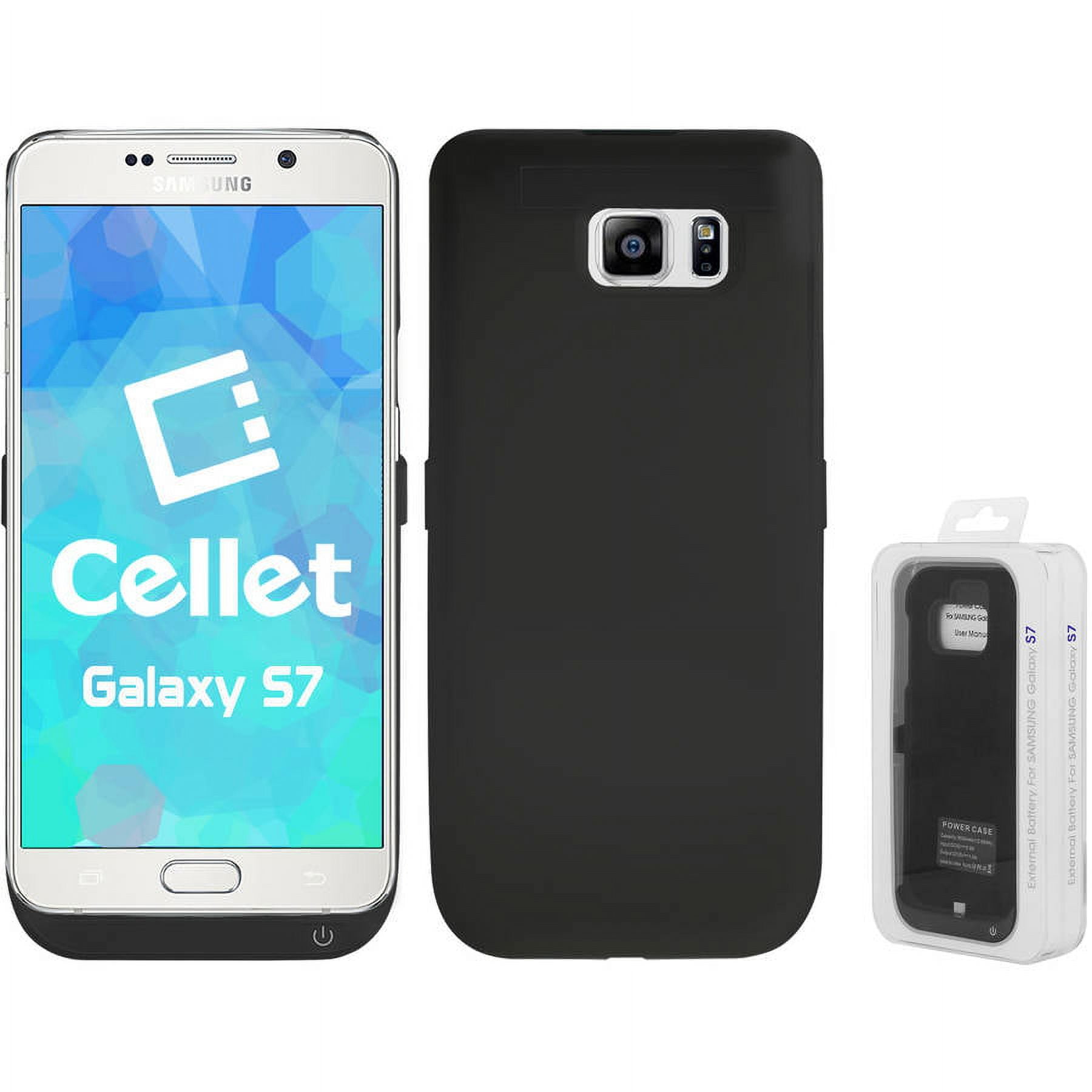 SumacLife Rechargable External Battery Power Protector Case for Samsung Galaxy S7 Perfect Fit
