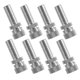 thumbnail image 1 of 8pcs Low Pressure Brass Misting Nozzles Quick Heads for Garden Cooling Outdoor Irrigation Silver 8 mm, 1 of 5