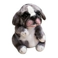 thumbnail image 4 of Muñeco de peluche de perro de 7,87 pulgadas, adorable y tierno, adorno para sofá, juguete de peluche. gris, 4 of 9