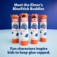 thumbnail image 2 of Elmer's BlooStick Buddies Glue Sticks, Disappearing Blue, 6g, 4 Count, 2 of 7