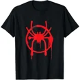 thumbnail image 1 of Marvel Spider-Man Into The Spider-Verse Red Icon T-Shirt Size S - 5XL, 1 of 2
