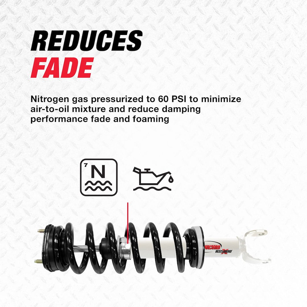 Rancho RS5000X Loaded RS551845 Strut and Coil Spring Assembly Fits select: 2019-2020 CHEVROLET SILVERADO C1500 LT, 2021-2022 CHEVROLET SILVERADO K1500 LT