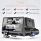 thumbnail image 4 of 4 pulgadas 1080P HD 170° 3 Lentes Coche DVR Dash G-sensor Recorder+Rearview Cam Tmvgtek Accesorios para autos y motos, 4 of 6