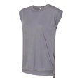 thumbnail image 1 of Bella Canvas Womens Flowy Rolled Cuffs Muscle Tee, XL, Storm, 1 of 1