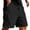Black, variant on Knit Casual Shorts Breathable Summer Shorts with Pockets Comfortable Elastic Waistband for Outdoor Indoor Wear Mesh Mens Shorts Mens Mens All Clothes Workout Shorts Pack Glitter Foam Short Shorts for