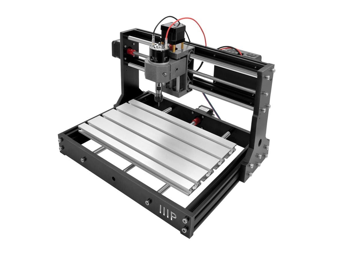 Kreek Bedrog troosten Monoprice Benchtop CNC Router Kit, 3 Axis Engraving and Milling, Engrave or  Mill Raw Materials Such As Soft Metals, Wood, Plastic, Acrylic, PVC and PCB  to Create Crafted Products - Walmart.com