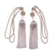 thumbnail image 2 of 1 par de cortina , bola colgante para cortinas, s de cuerda, cortinas, , cuerda de ventana para decoración de habitació Beige Baoblaze Cortina Tieback borlas Fringe, 2 of 7