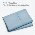thumbnail image 2 of The Great American Store King Pillow Cases Solid Light Blue - 10 Pack - Envelope Closure - Soft Brushed Microfiber Fabric - Shrinkage and Fade Resistant Pillow Cases King Size 20 X 40 Inches, 2 of 4